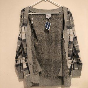 Cyrus Sweater/Cardigan Loose Fit Grey Black White XS Comfortable and soft